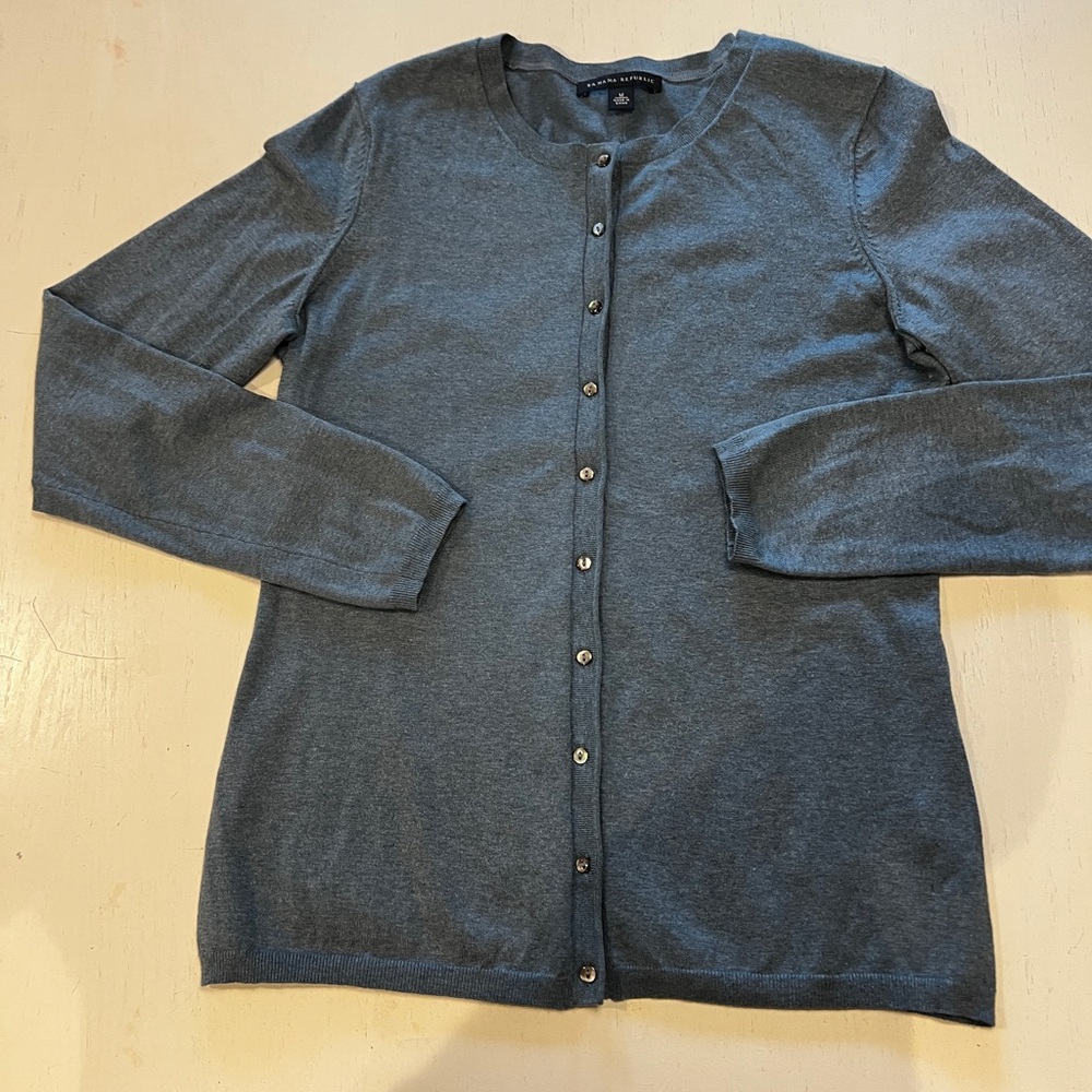 J.Crew Gray Cardigan Sweater